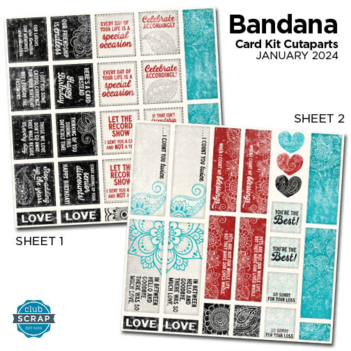 Bandana Card Cutaparts