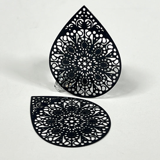 Bandana Teardrop Paisley Charms