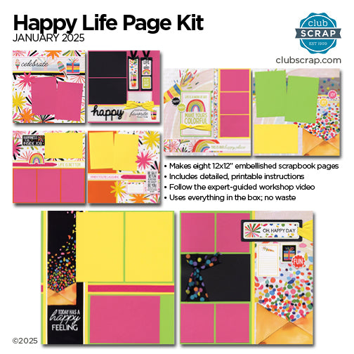 Happy Life Page Kit