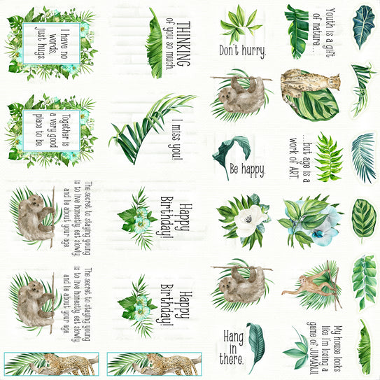 Rainforest Card Cutaparts