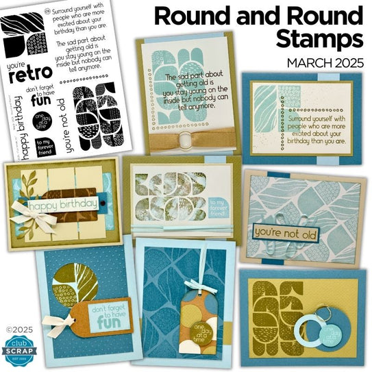 Round and Round Stamps