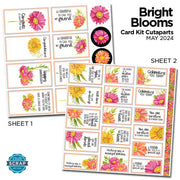 Bright Blooms Card Cutaparts