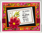 Bright Blooms Card Ribbons