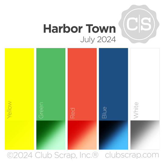 Harbor Town 12x12 Plain Paper