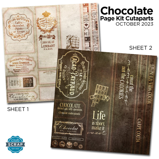 Chocolate Page Cutaparts