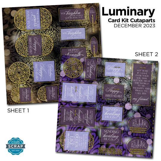 Luminary Card Cutaparts