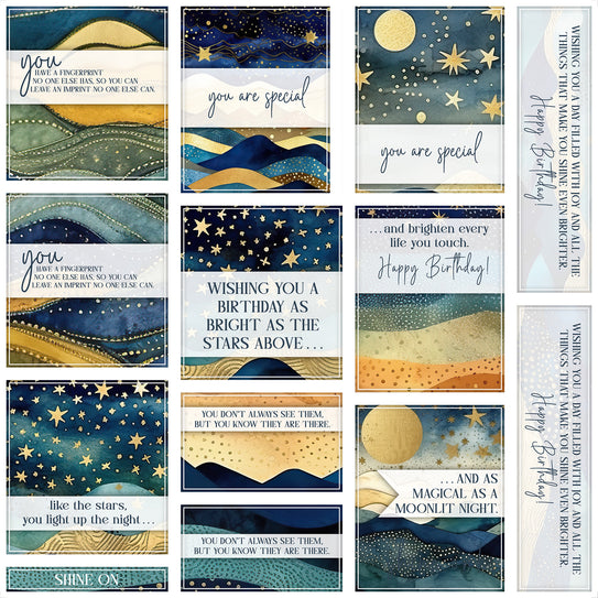 Starry Night Card Cutaparts