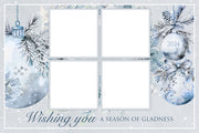 2024 Blue Christmas Photo Cards