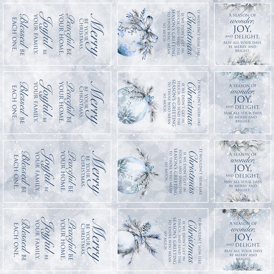 Blue Christmas Card Cutaparts