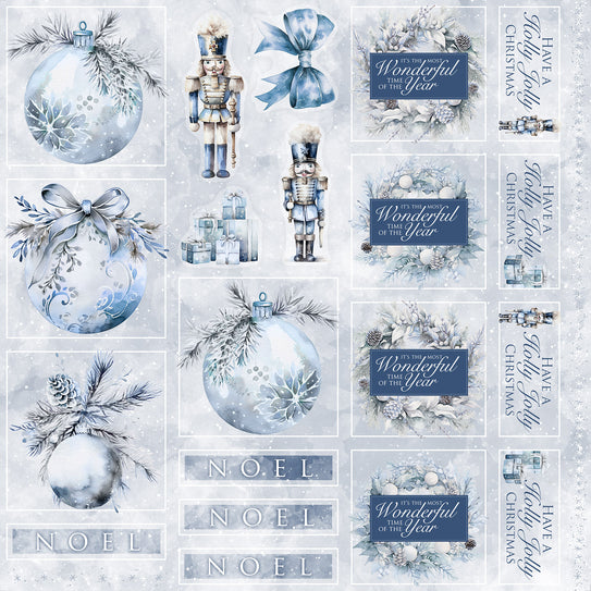 Blue Christmas Card Cutaparts