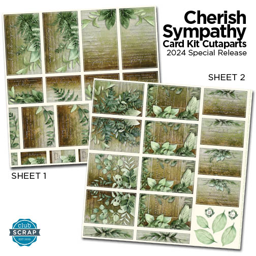 Cherish Sympathy Card Cutaparts