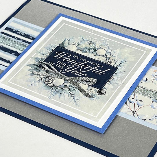 Blue Christmas Card Kit