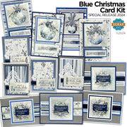 Blue Christmas Card Kit