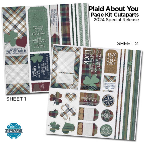 Plaid About You Page Cutaparts