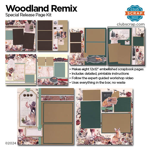 Woodland Remix Page Kit