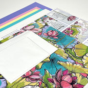 5x7 Nested Strips Card Kit - Lotus