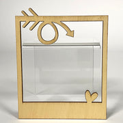 Heartstrings Love Frame Woodcut