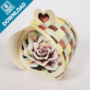 Oval Tunnel Gift Box Cut File