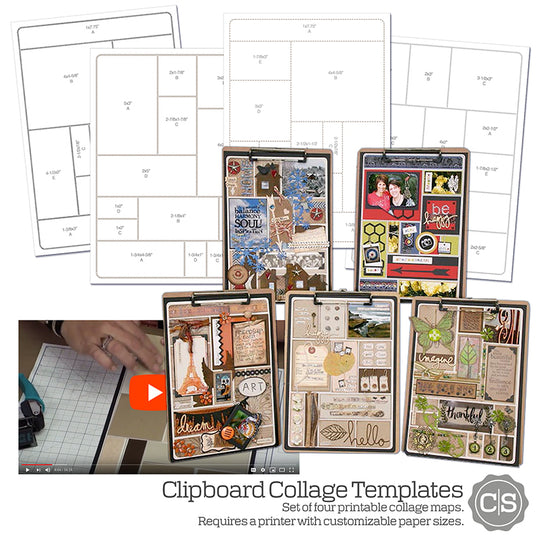 Clipboard Collage Templates